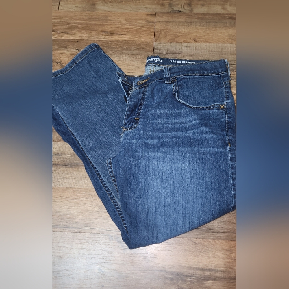 Wrangler Dark Blue Denim Jeans